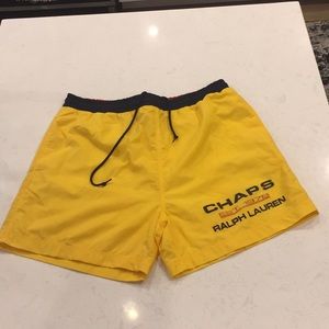 Polo spell out swim trunks